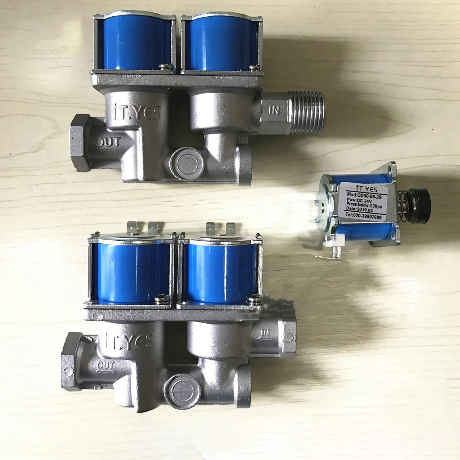 Pizza oven, Deck oven, Gas Oven, Gas Oven Stove Cooker and Fryer. Universal Solenoid Valve 24VDC. High Quality and Pressure Control Safety, Lpg Gas Solenoid Regulator Valve.