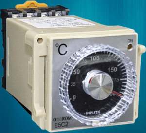 Analog Temperature Controller E5C2-R Analog Dial Temperature Controller, E5C2-R AC 220V Analog Dial K Input Relay Output Pointer, E5C2 Temperature Controller 0~399℃