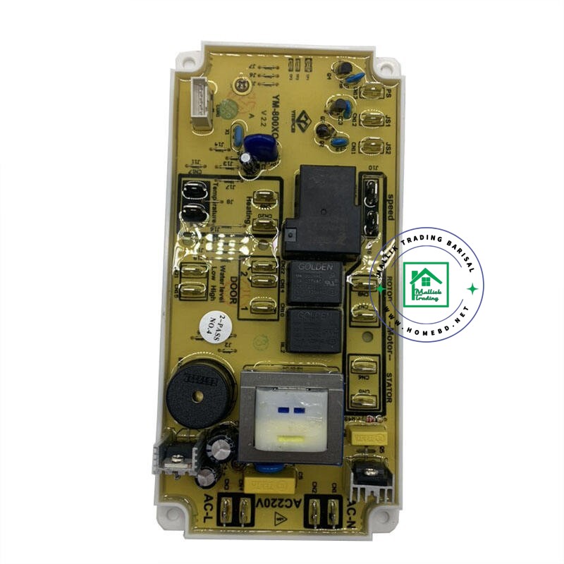 Washing Machine Control Board PCB YM800, Front Loading. Universal PCB controller. Fully Automatic. - Image 2