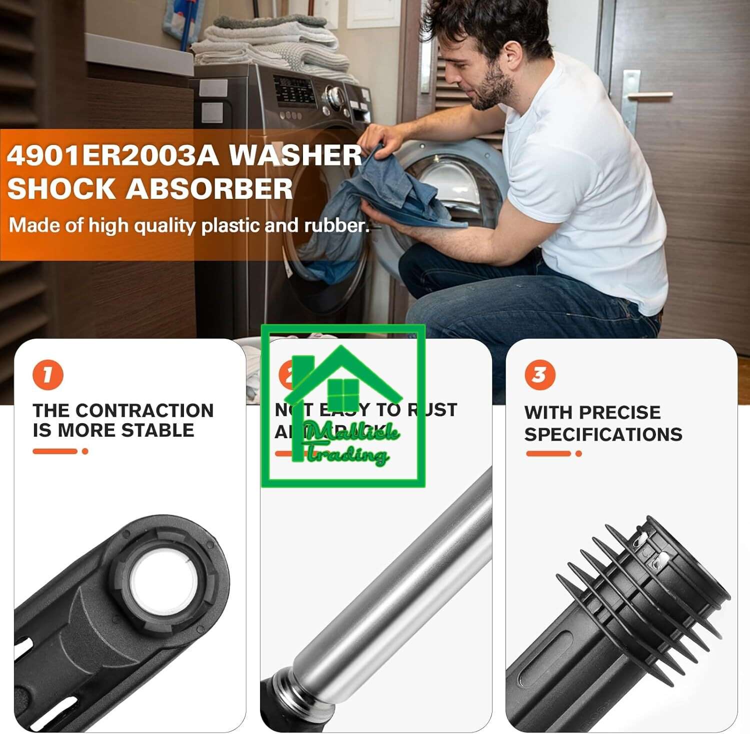 Washing Machine and Washer Shock Absorber for LG 100N. Washing Machine Shock Absorber. 2 pics - Image 3