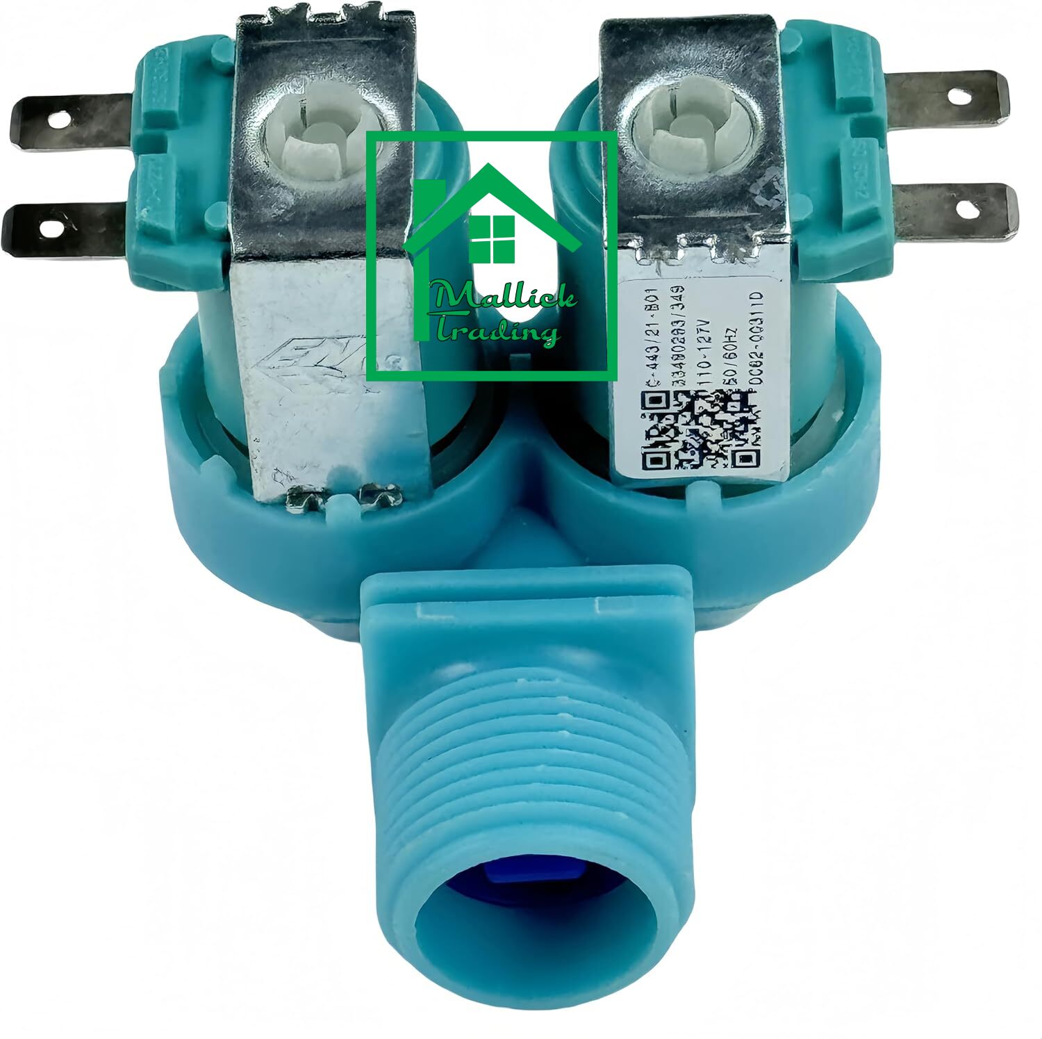 Samsung Water inlet Valve 2 Way. Washing Machine Water inlet valve. Solenoid Valve DC62-00311C. Double inlet valve - Image 6