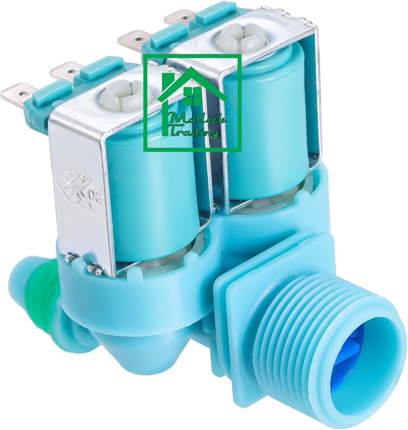 Samsung Water inlet Valve 2 Way. Washing Machine Water inlet valve. Solenoid Valve DC62-00311C. Double inlet valve - Image 3