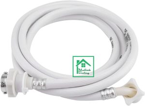 Washing Machine Inlet Hose. Fully Automatic Washing Machine Inlet Pipe. with Universal Tap Adaptor Connector. with Inlet Connection Supply Line. Universal PVC Hose